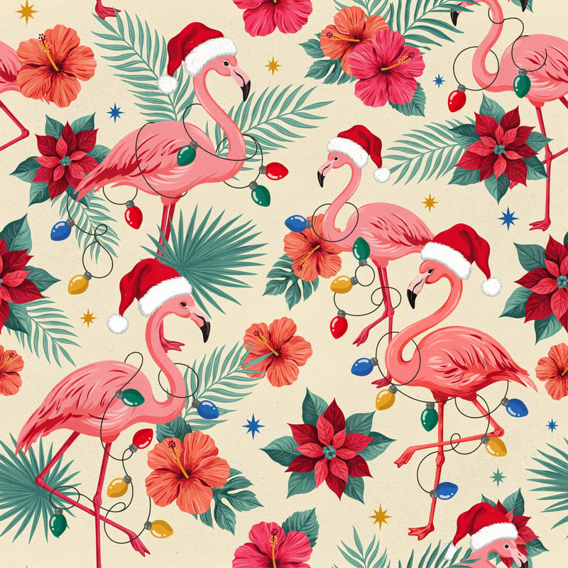 Vintage Florida Flamingo Tumbler Wrap