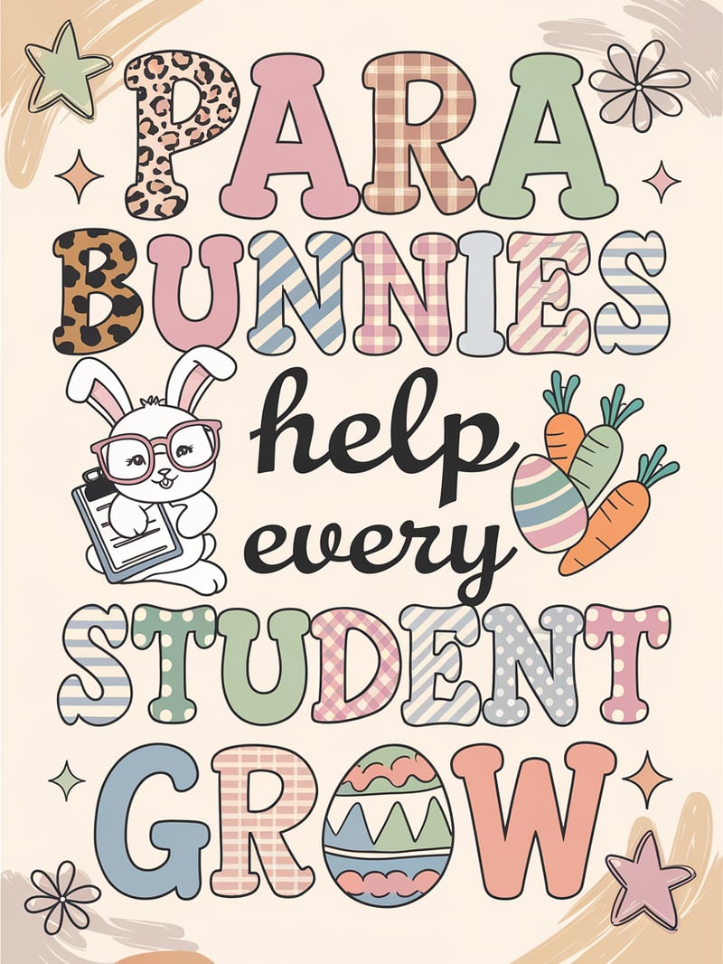 Whimsical Easter Bunny Design