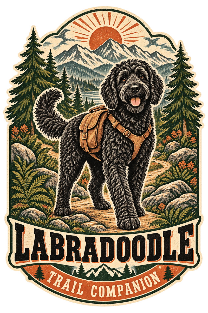 Vintage Labradoodle Outdoor T-Shirt Graphic
