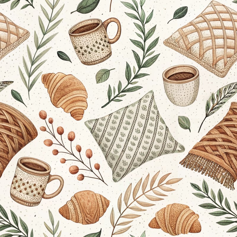 Modern Boho Morning Essentials Pattern