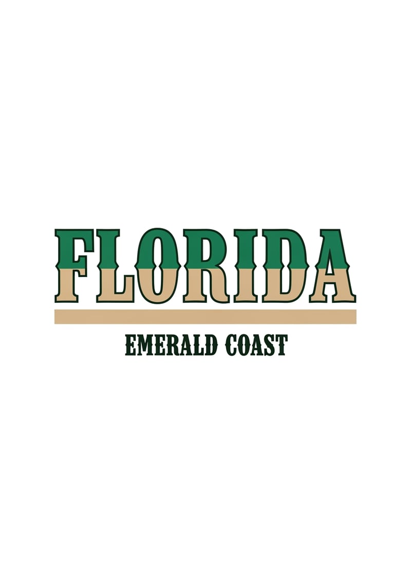 Florida Vintage Typography T-Shirt Design