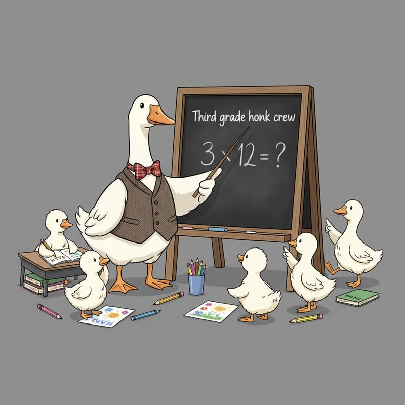 Third Grade Honk Crew Design