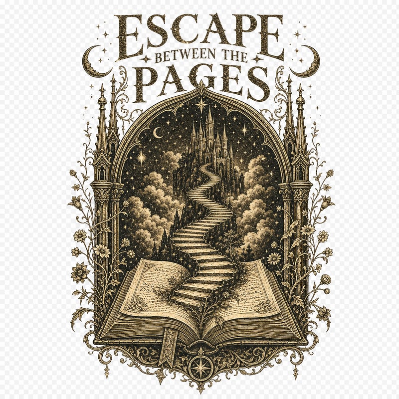 Escape Between the Pages Illustration