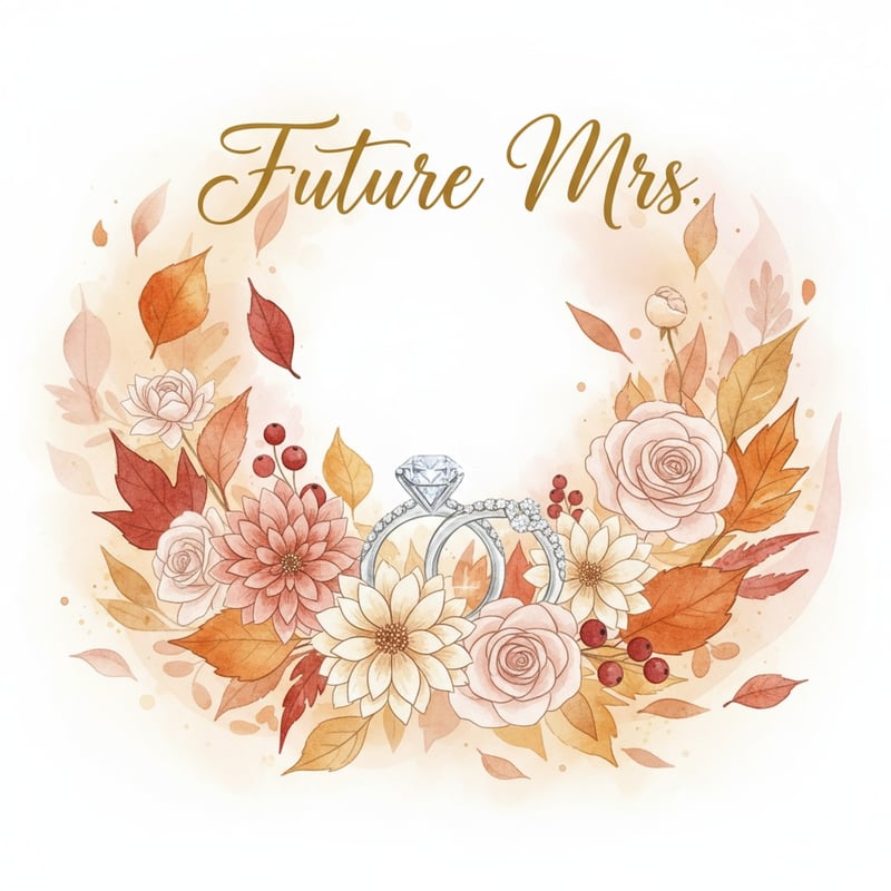 Romantic Autumn Engagement Rings