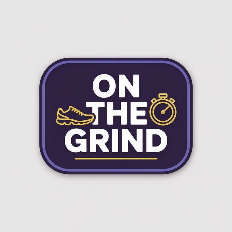 On The Grind Badge Design