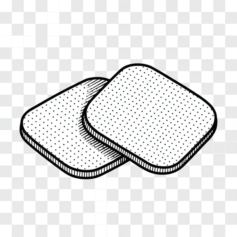 Vector Illustration of Stacked Crackers