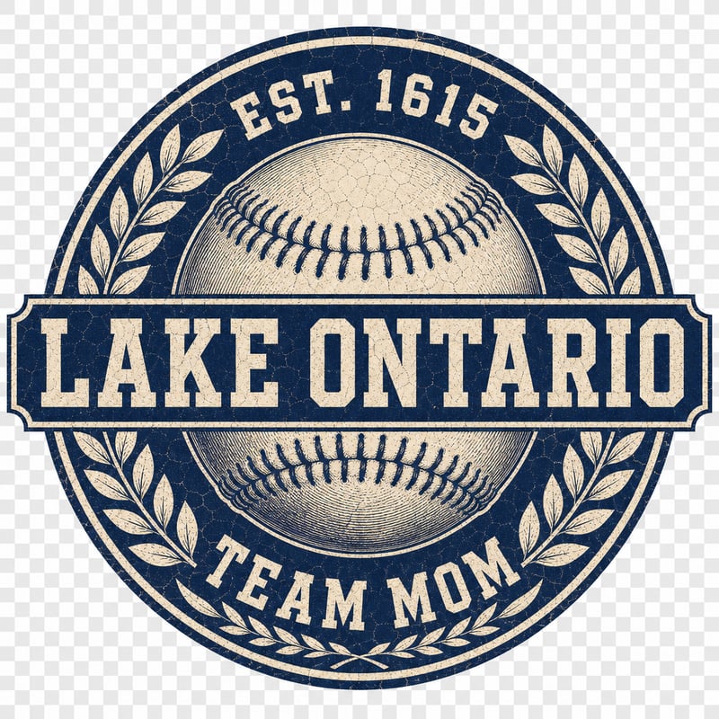 Lake Ontario Vintage Varsity Crest
