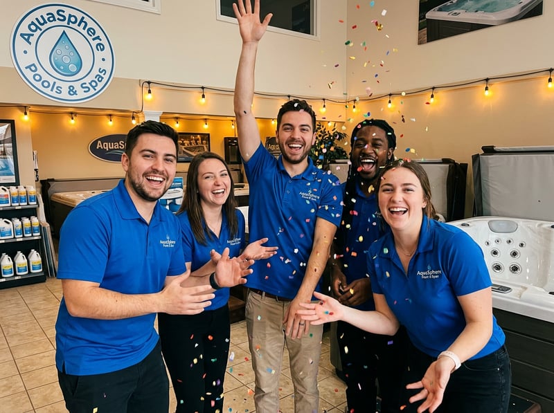 Hot Tub Store Team Celebration
