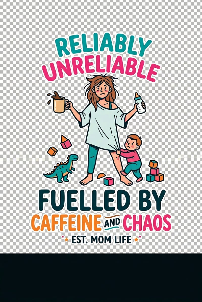 Print-Ready Mom Life Graphic Designs