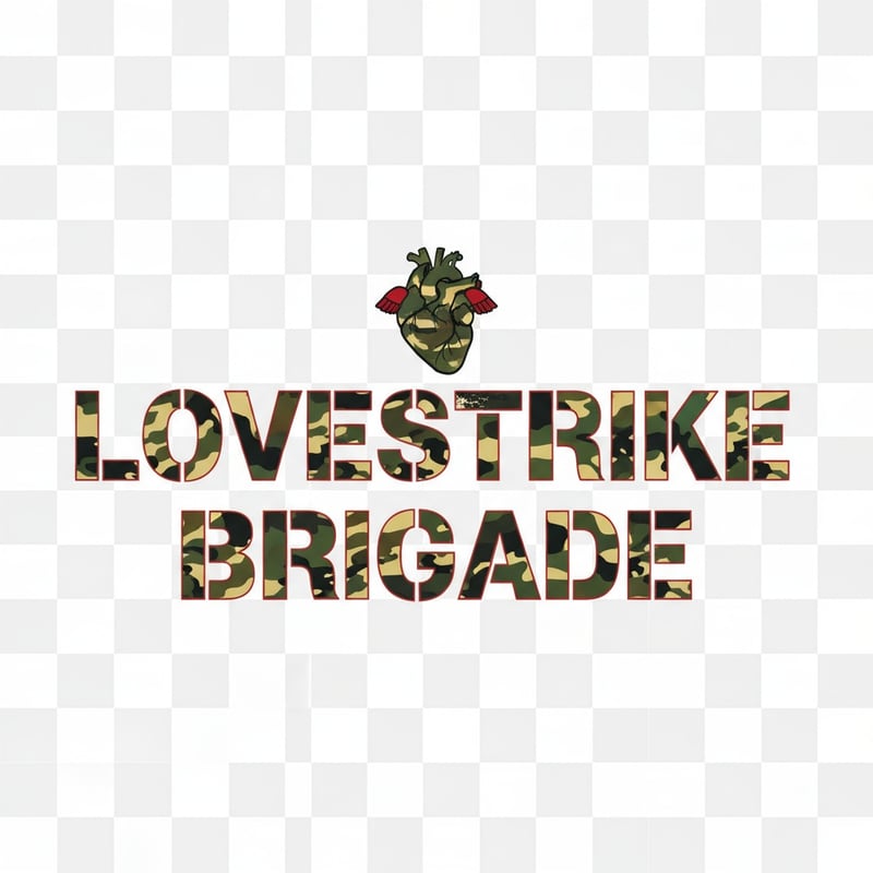 Lovestike Brigade Bold Stencil Typography