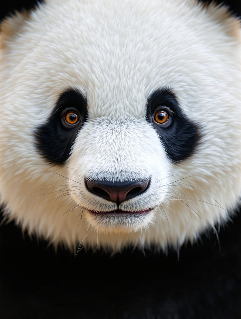 Happy Panda Face Image