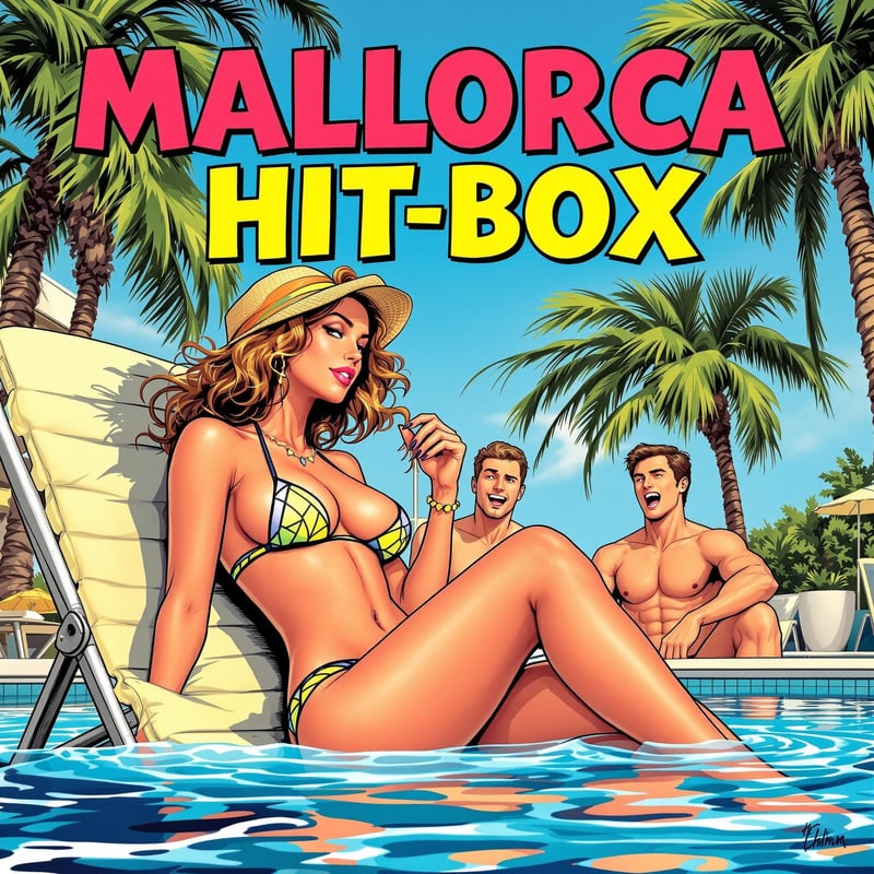 Mallorca Hit-Box Comic Art