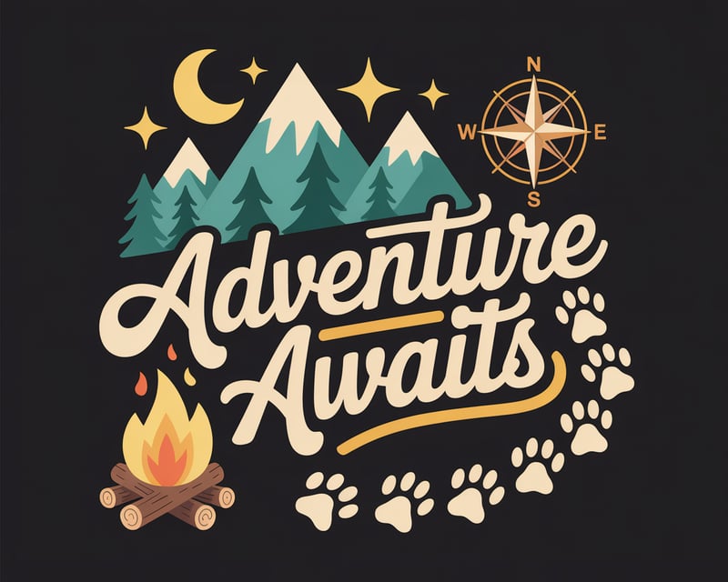 Cozy Outdoor Adventure Vector Design