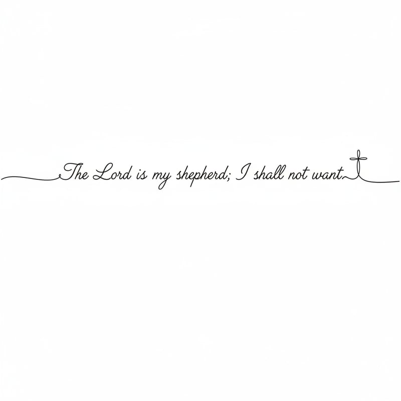 Continuous Handwritten Script with Cross