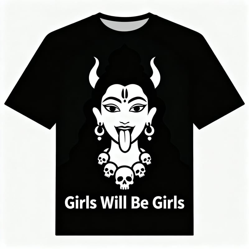 Kali Goddess Vector T-Shirt Design