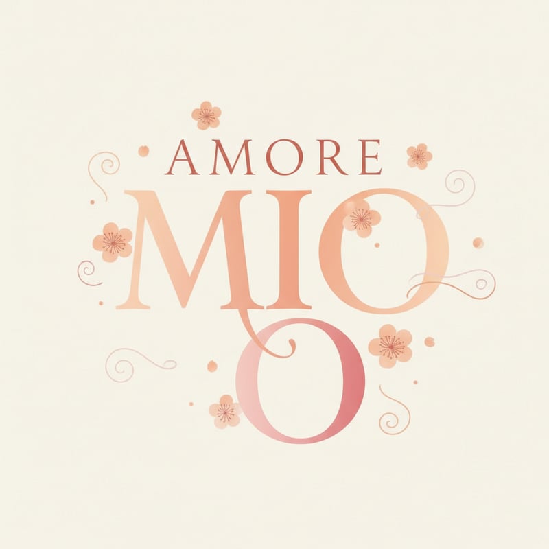 Pastel Peach Aesthetic Typography