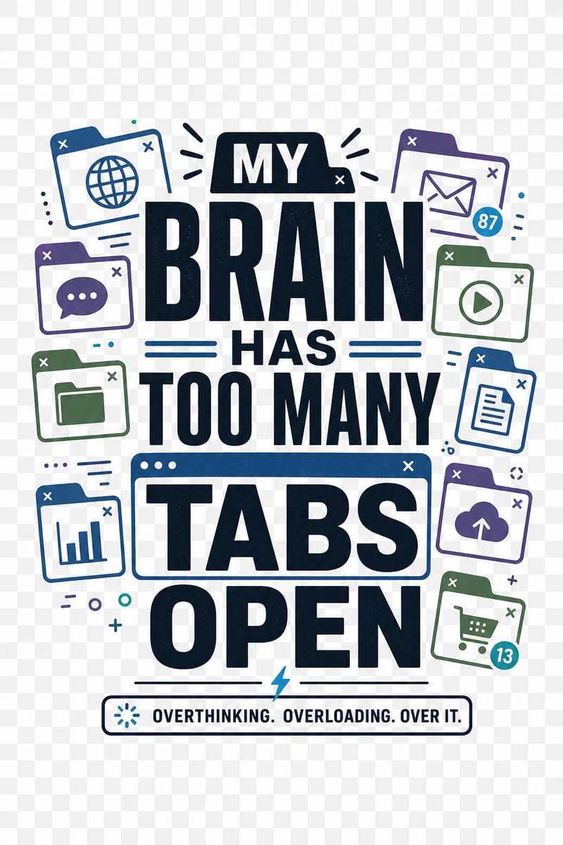 Tech Anxiety Meme T-Shirt Design