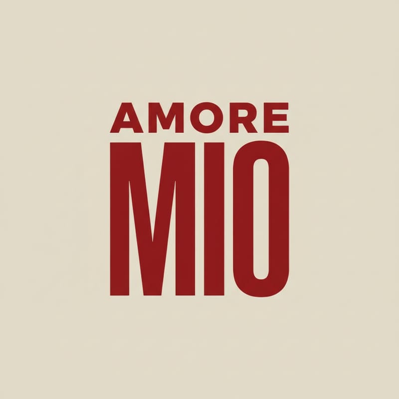 Monochrome Red Typography Design