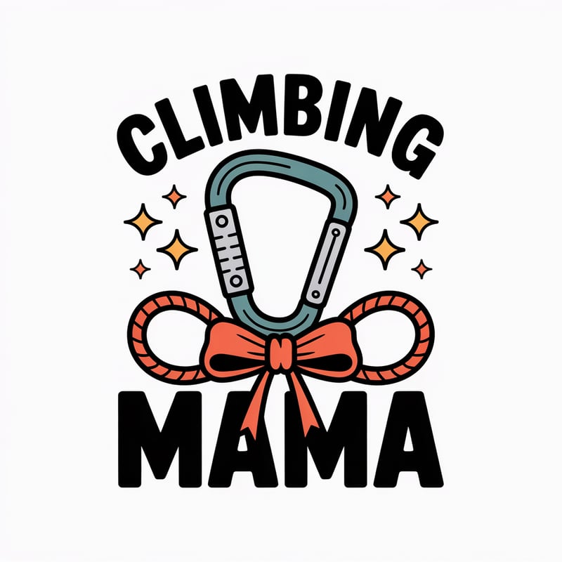Climbing Carabiner Graphic Design