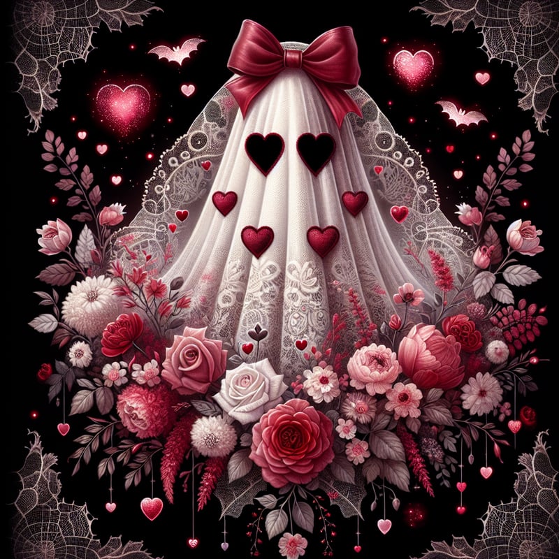 Romantic Gothic Halloween Ghost