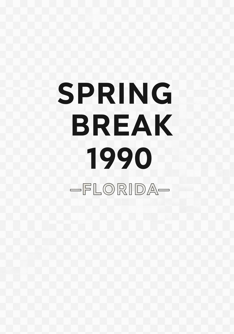 Spring Break 1990 Florida Graphic