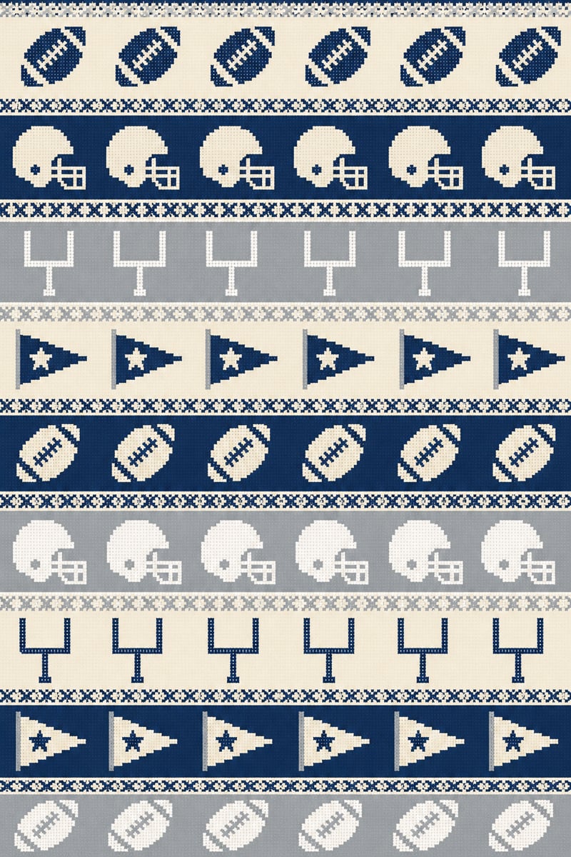 Fair-Isle Football Pattern