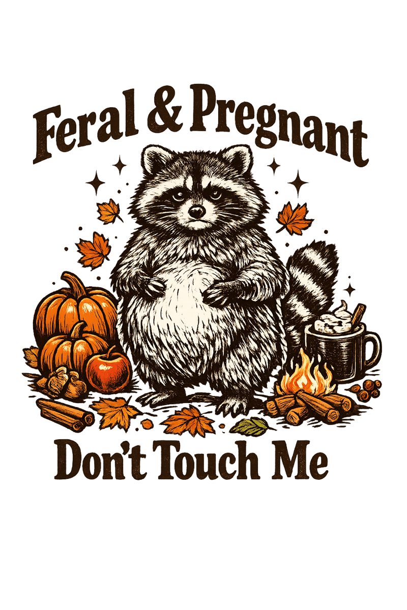 Vintage Raccoon Rustic T-Shirt Design