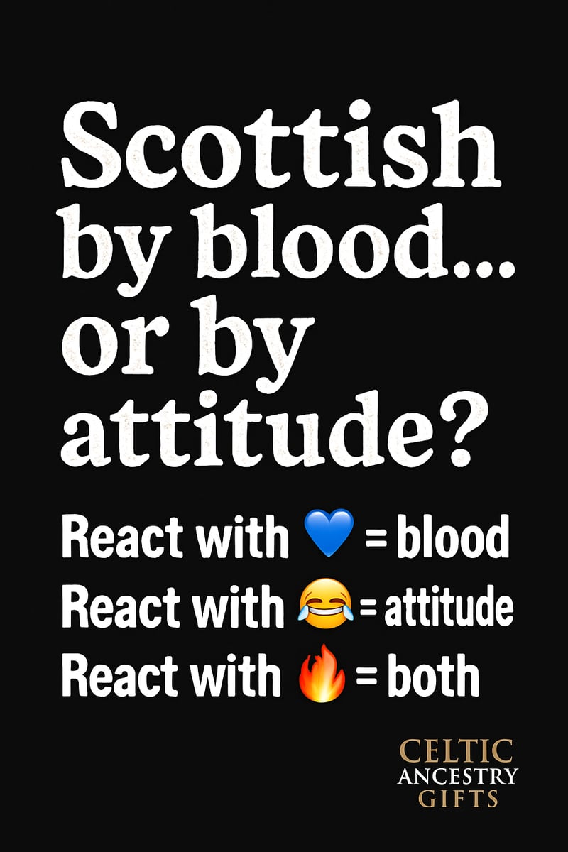 Bold Scottish Attitude Social Media Design