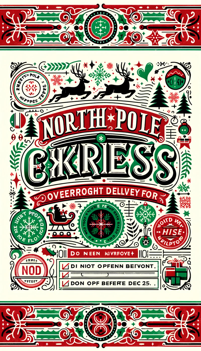Christmas Gift Packaging Illustration