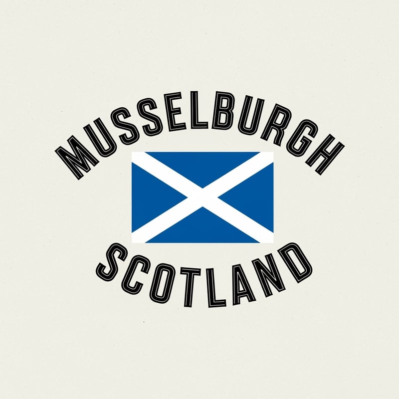 Vintage Musselburgh Scotland T-Shirt Design