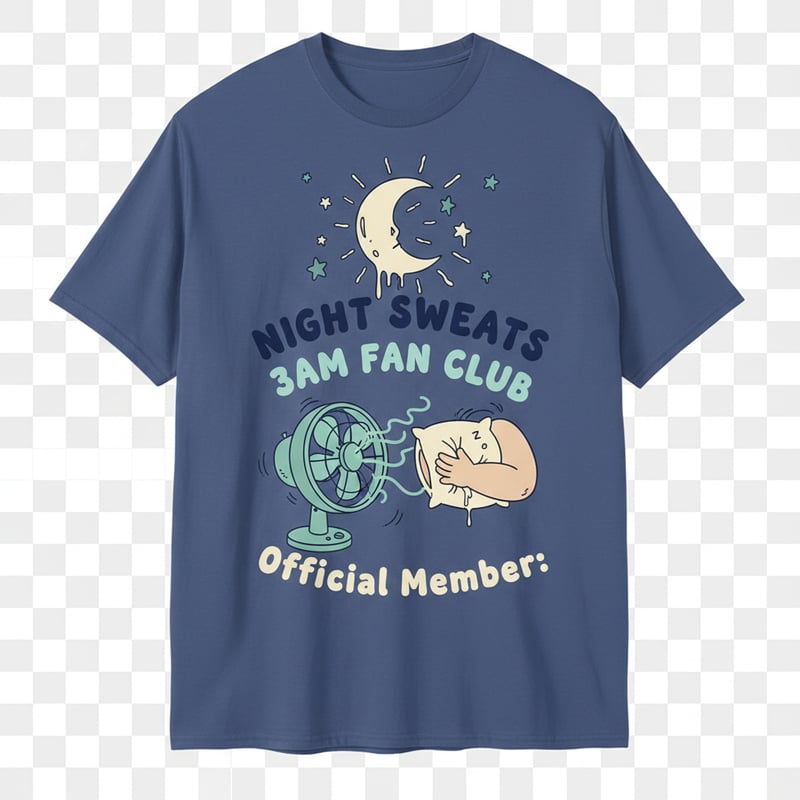 Funny Night-Sweat T-Shirt Graphic