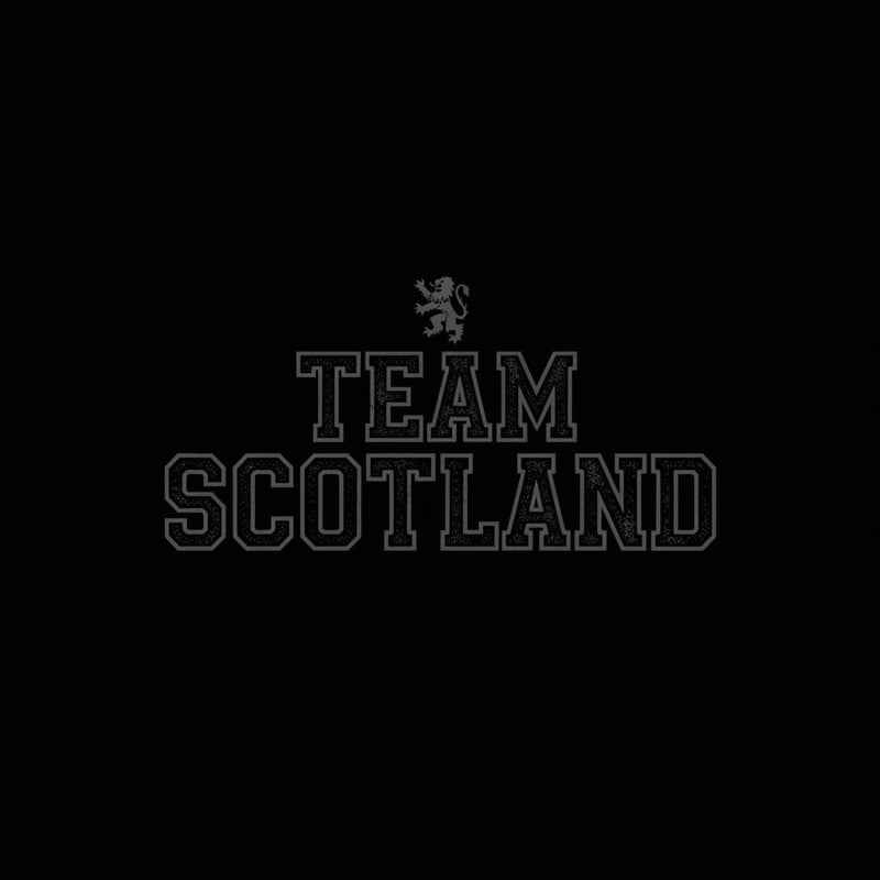 Team Scotland Varsity Typography