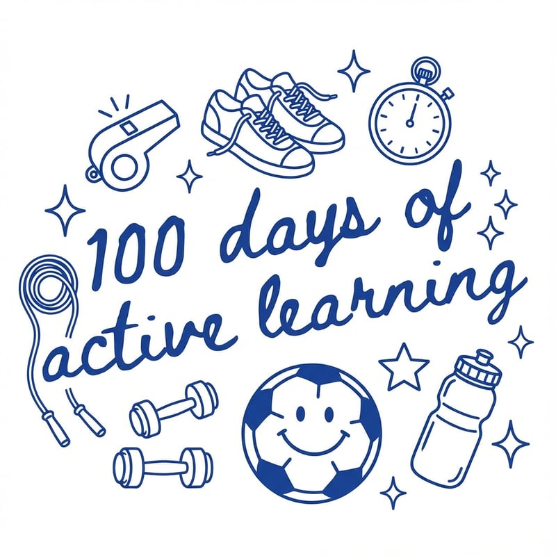 100 Days Active Learning P.E. Doodle