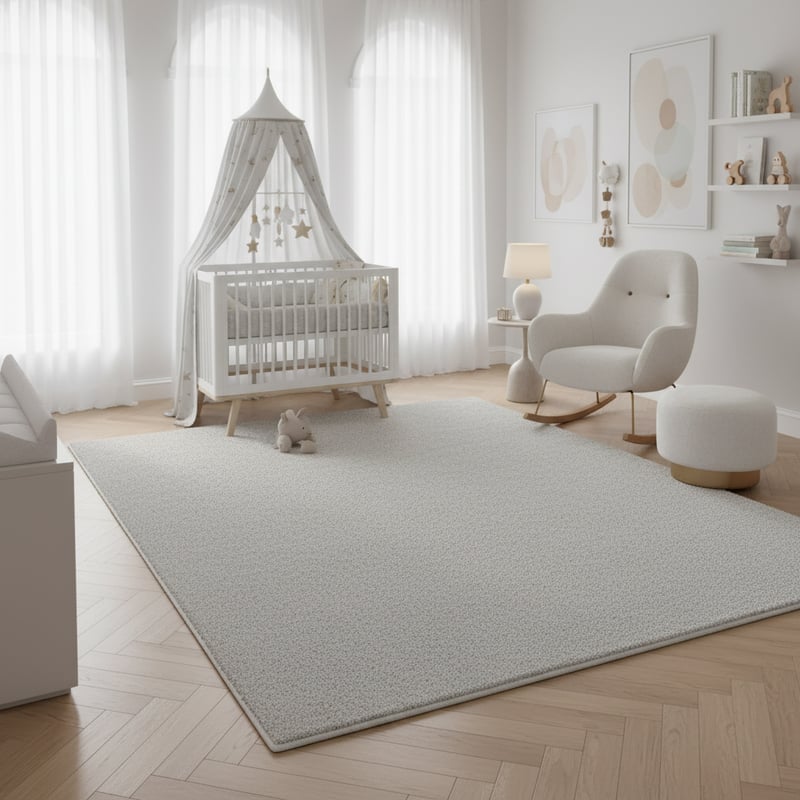 Luxury Nursery Rug Mockup