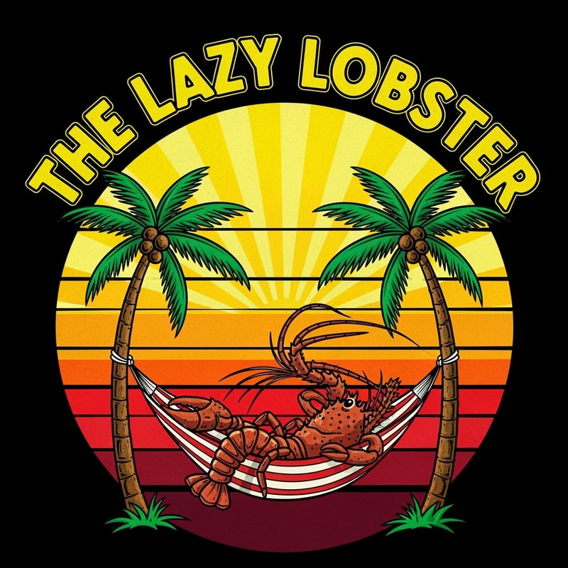 Lazy Lobster Tropical Sunset Design