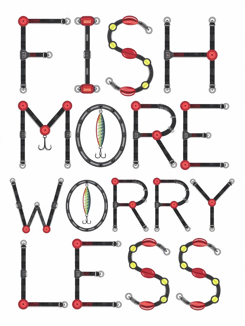 Fish More Worry Less Illustration