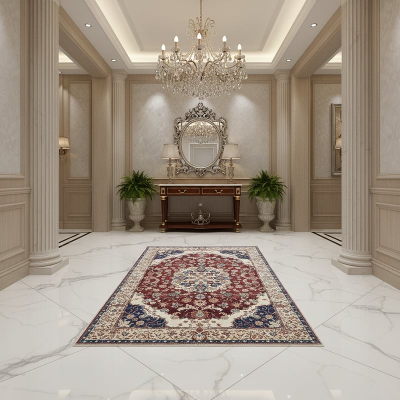 Luxury Entryway Rug Mockup