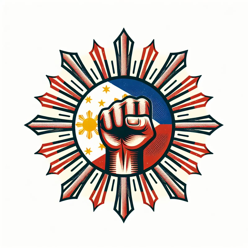 Vintage Philippines Flag Design