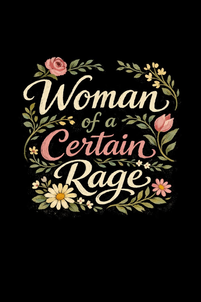 Cottagecore Feminine Floral Typography