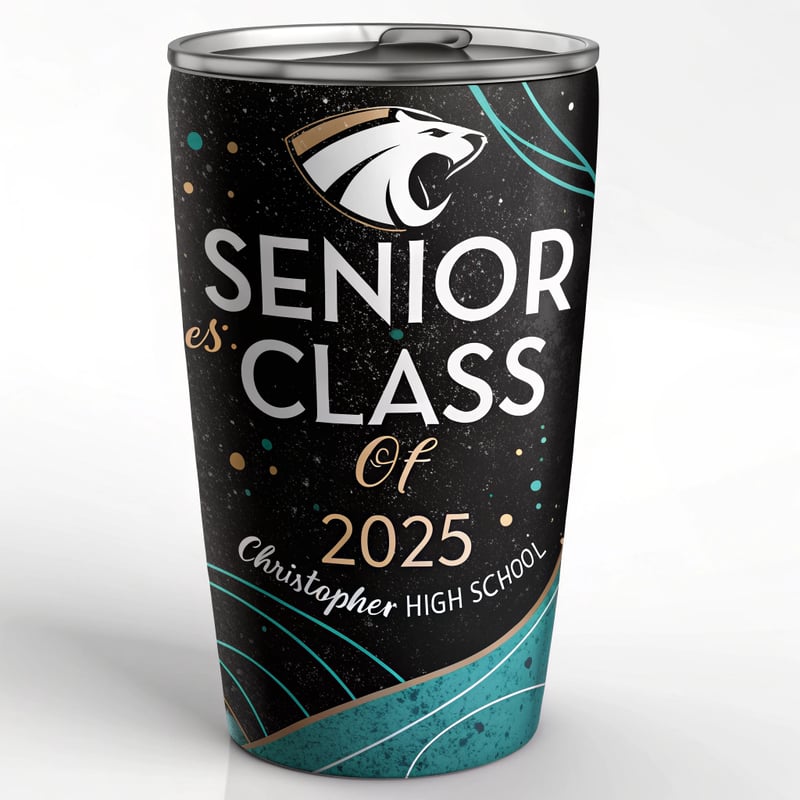 Senior Class 2025 Tumbler Wrap Design