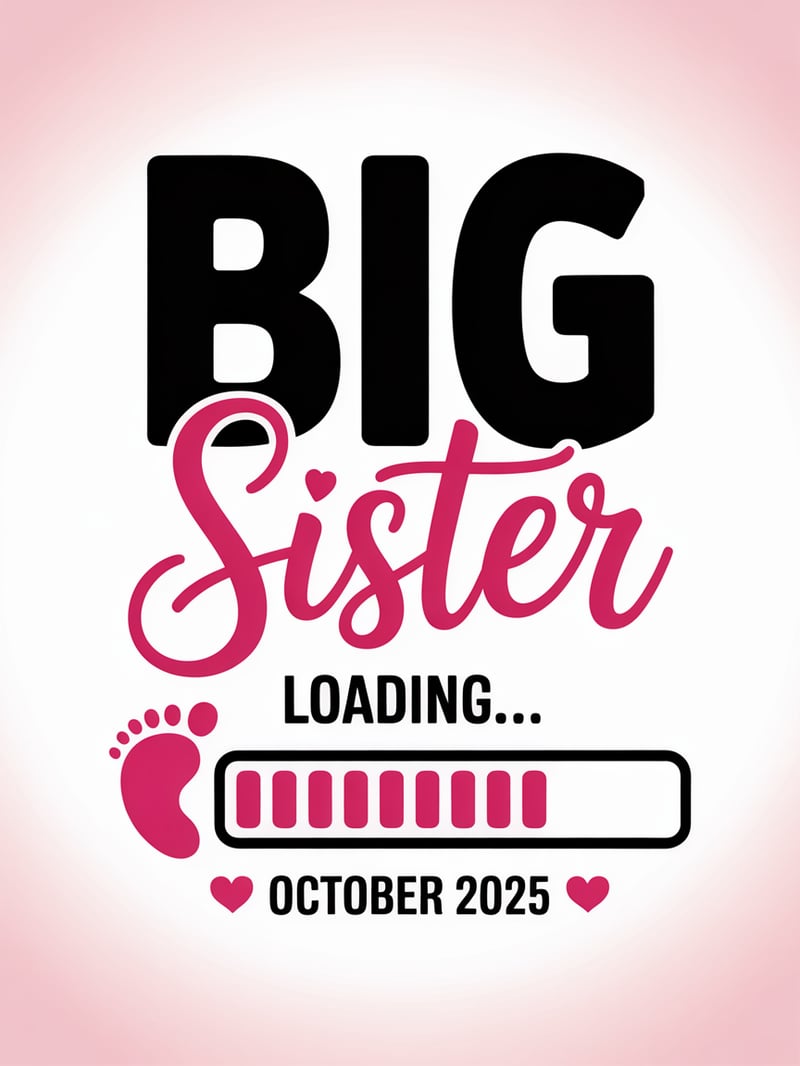 Big Sister Announcement Graphic