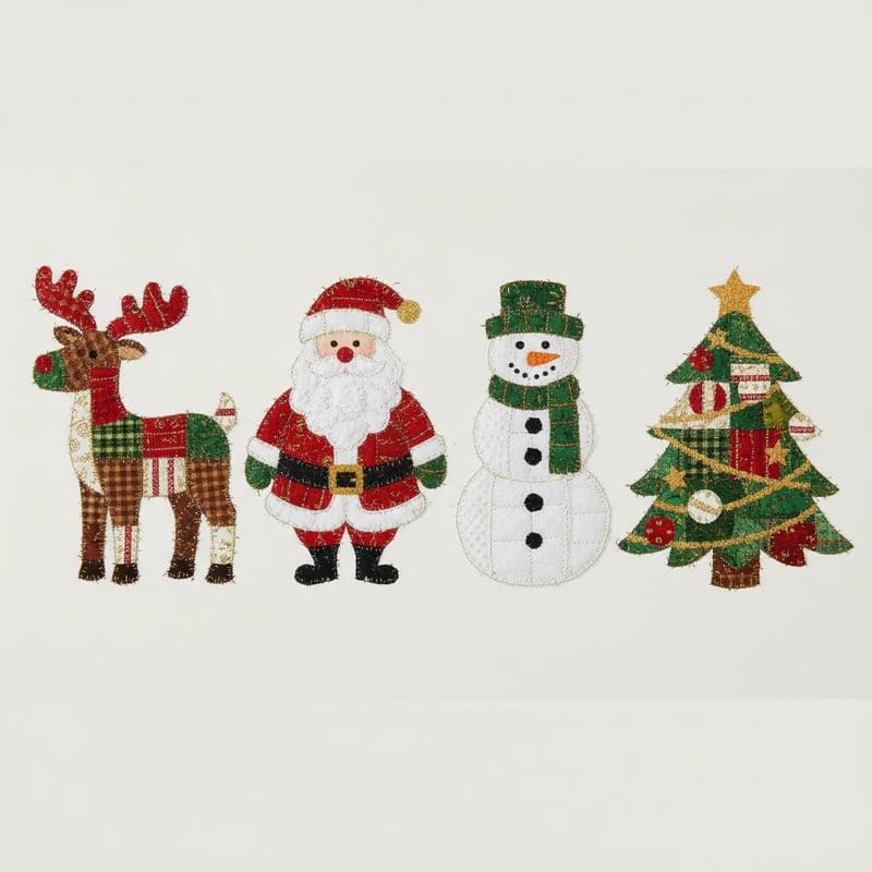 Christmas Patchwork Characters