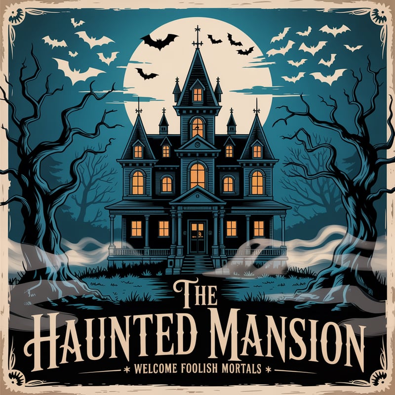 Haunted Mansion Illustration