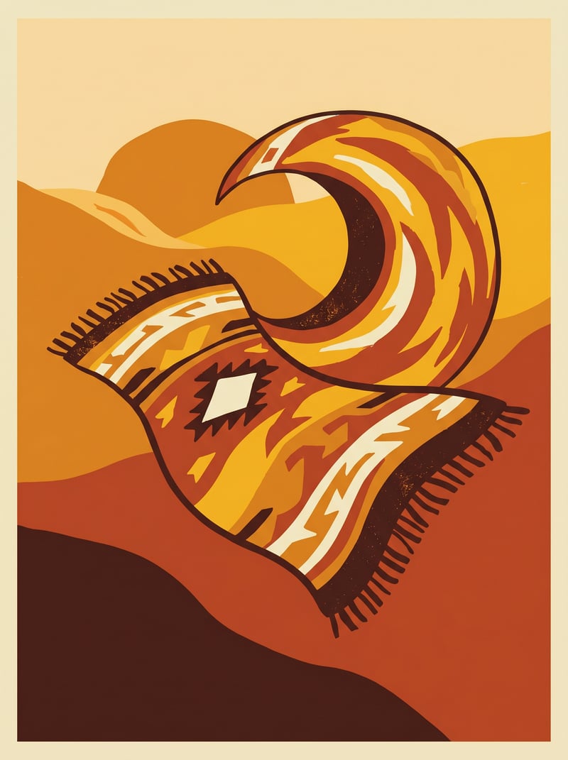 Bold Retro Vintage Illustration