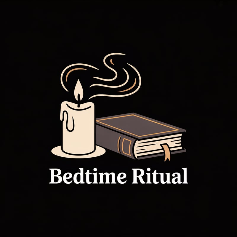 White Candle and Book Icon
