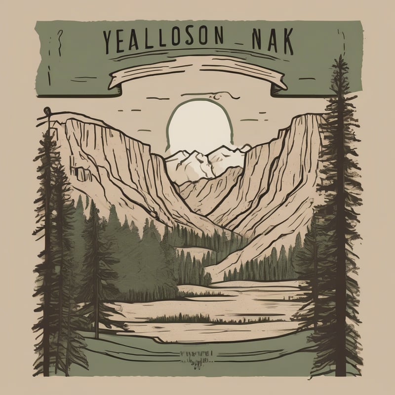 Yellowstone National Park Sketch Design