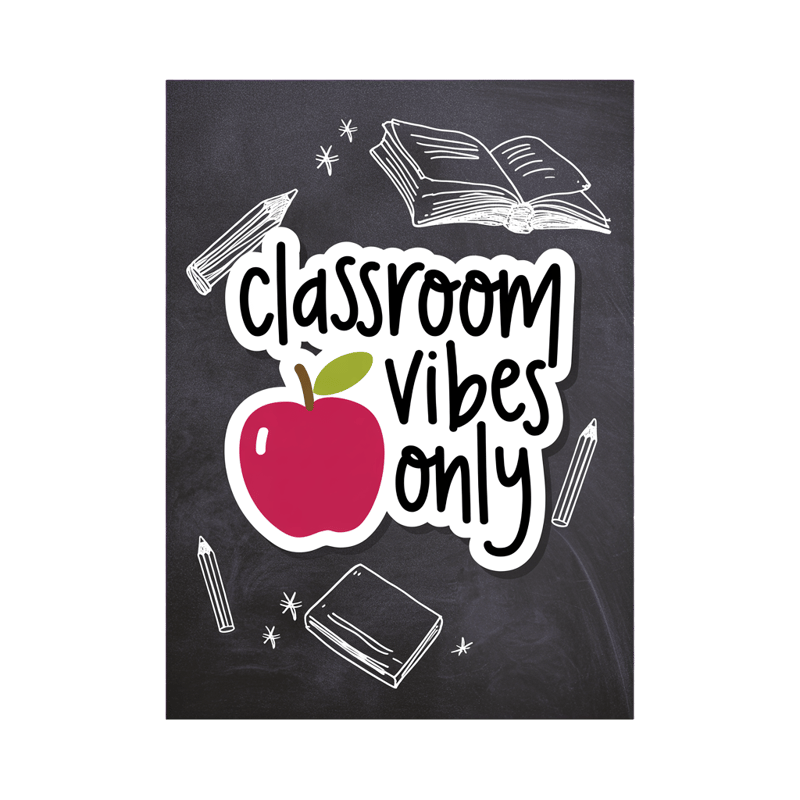 Classroom Vibes Typography Art