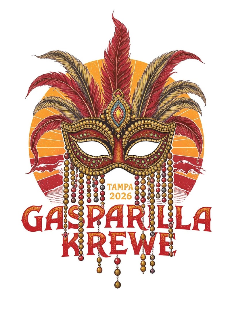 Ye Mystic Krewe Parade Mask Design