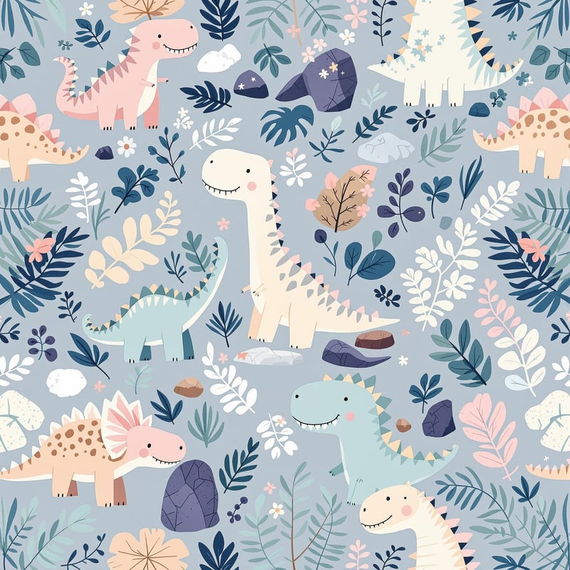 Fun Dinosaur Pattern for Kids