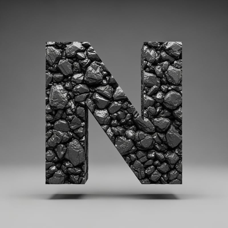 Solid Dark Gray Coal Pattern